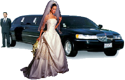 Bride and Limo